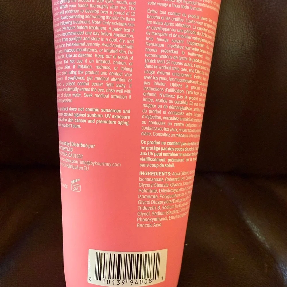 Kourtney by Kourtney Kellar self-tan body lotion - medium 6.7 oz New sealed cap